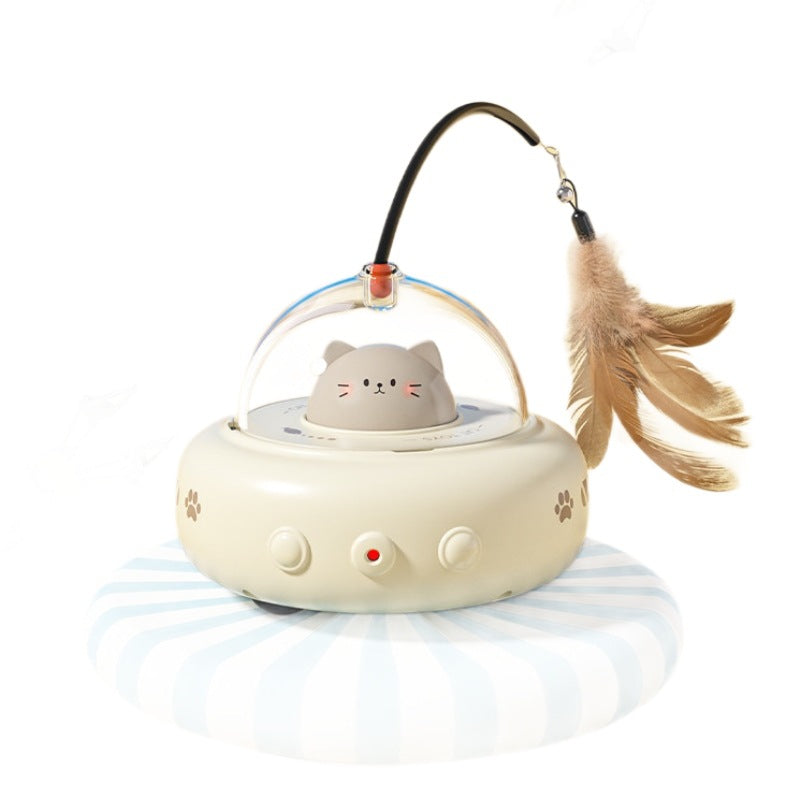 🐱 Jouet Interactif | Plastique | Salon | Maîtres Attentionnés | Plumes Suspendues