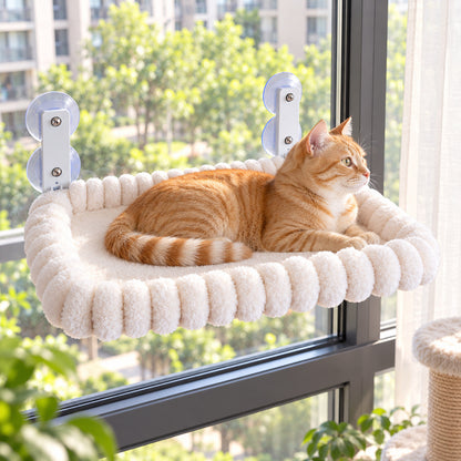 ☀️ Hamac pour chat | Textile doux | Fenêtre | Félinophiles | Nid panoramique