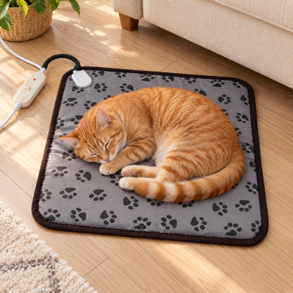 🐾 Tapis Chauffant | Textile | Salon | Maîtres | Motifs Pattes