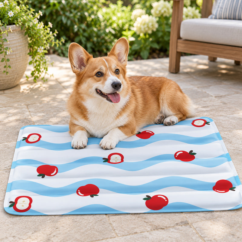 🍎 Tapis Rafraîchissant | Textile | Maison | Amoureux des Animaux | Pommes