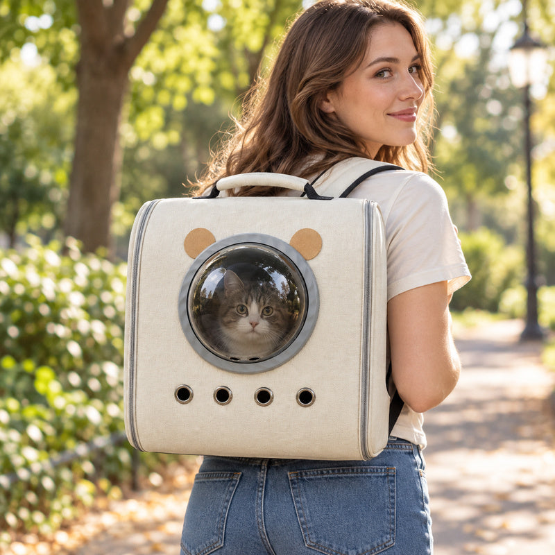🎒 Sac à dos chat | Toile | Balades | Maîtres | Hublot