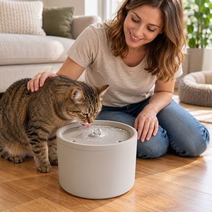 💧 Fontaine pour Chat | Plastique | Salon | Maîtres | Jet Central