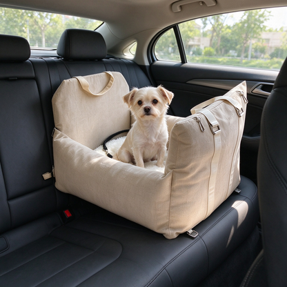 🚗 Siège auto chien | Textile | Voyages | Amis des chiens | Cocon beige
