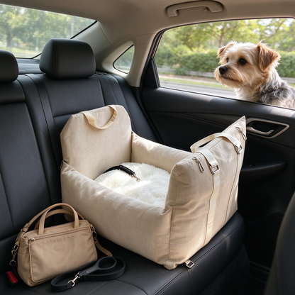 🚗 Siège auto chien | Textile | Voyages | Amis des chiens | Cocon beige