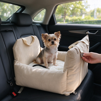 🚗 Siège auto chien | Textile | Voyages | Amis des chiens | Cocon beige