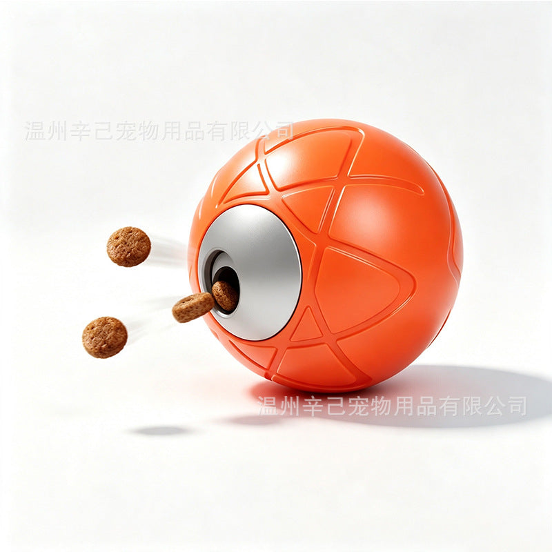 🦴 Balle à friandises | Plastique | Maison | Amis des chiens | Orange vif